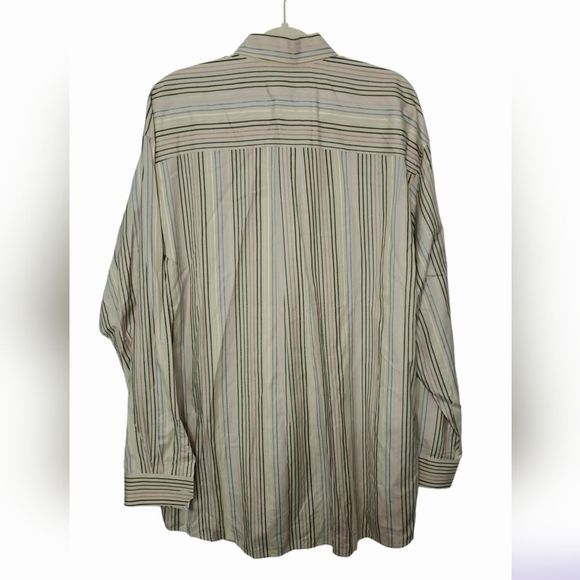 Cutter & Buck Men's Striped Multicolor Button-down Size XLT - Picture 2 of 4